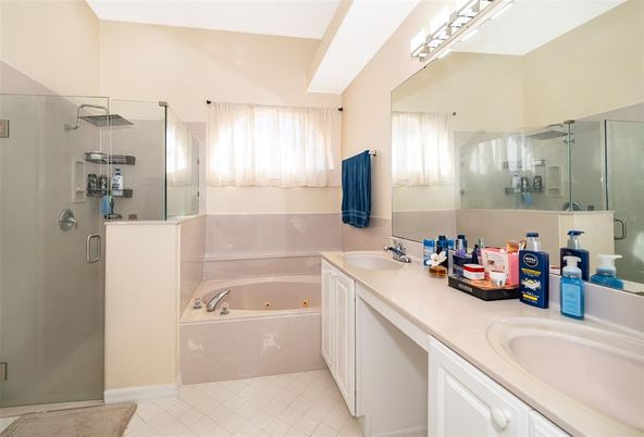Bathroom, Dual Sink Vanities, Glass Shower, Interior