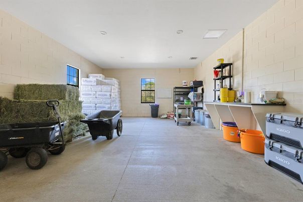 Interior, Recessed Lighting, Stone Walls