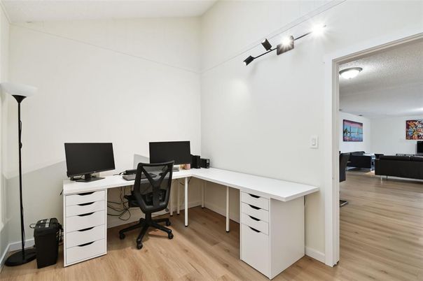 Home Office, Interior, Wood Texture Flooring