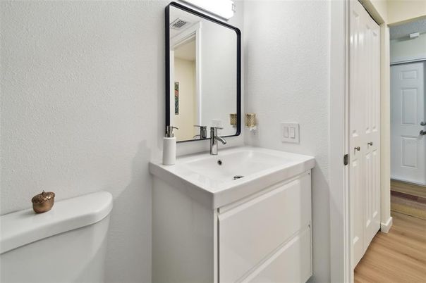 Bathroom, Interior, Wood Texture Flooring
