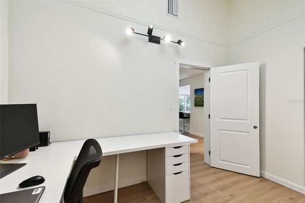Home Office, Interior, Wood Texture Flooring