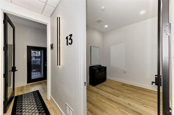 Interior, Recessed Lighting, Wood Texture Flooring