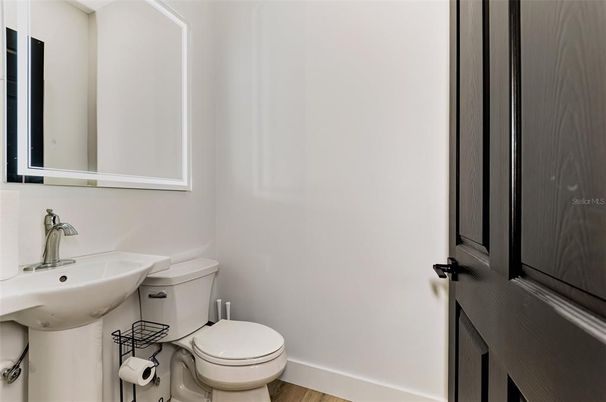 Bathroom, Interior, Wood Texture Flooring