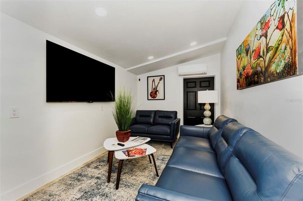 Interior, Living room, Recessed Lighting