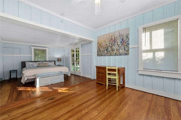 Bedroom, Interior, Wood Texture Flooring