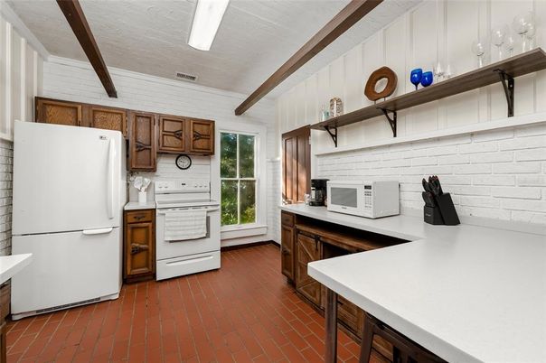 Interior, Kitchen, Stone Walls