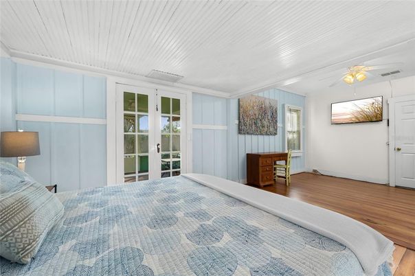Bedroom, Interior, Wood Texture Flooring
