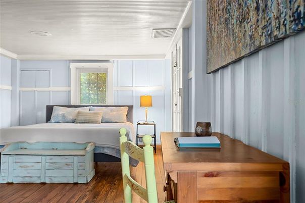 Bedroom, Home Office, Interior, Wood Texture Flooring