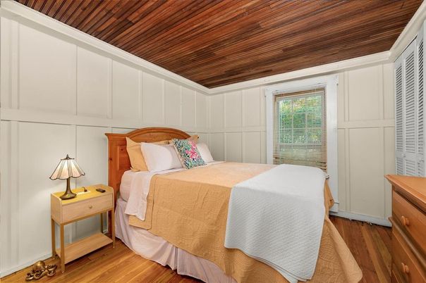 Bedroom, Interior, Wooden Ceilings, Wood Texture Flooring