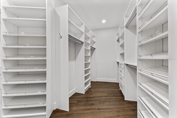 Interior, Recessed Lighting, Walk-in Closets, Wood Texture Flooring