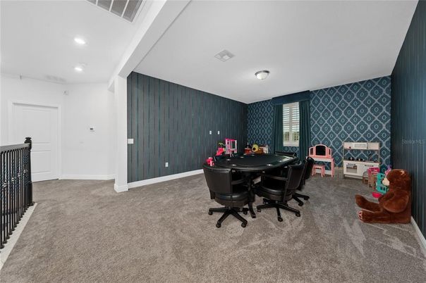 Game Room, Interior, Recessed Lighting