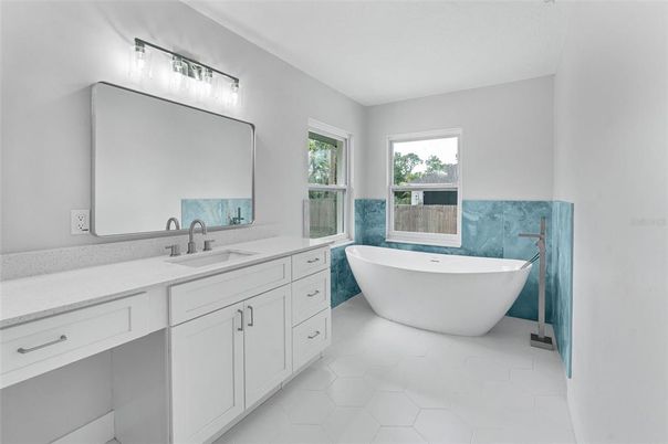 Bathroom, Dual Sink Vanities, Free Standing Baths, Interior