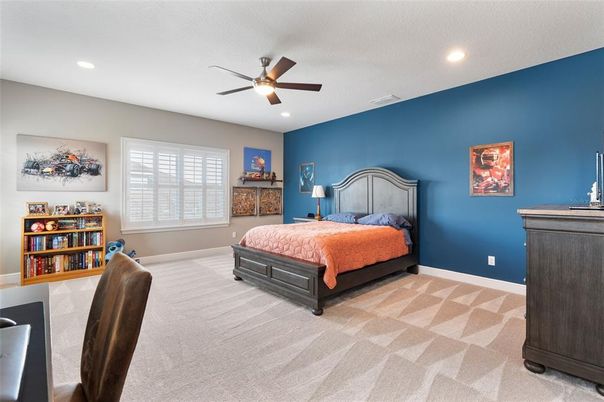 Bedroom, Interior, Recessed Lighting