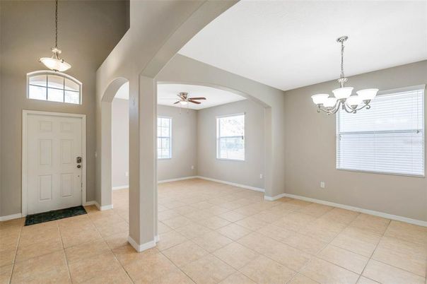 Chandelier, Empty room, Interior, Pendant Lights