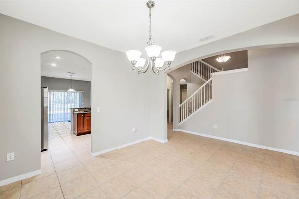 Chandelier, Empty room, Interior, Pendant Lights, Recessed Lighting