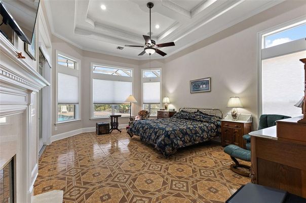 Bedroom, Interior, Recessed Lighting
