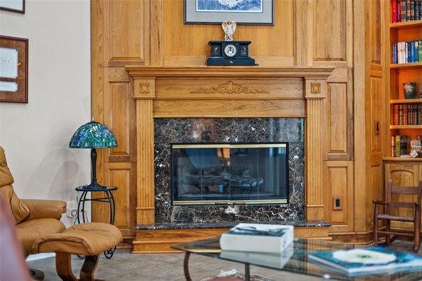 Fireplace, Interior, Wooden Walls
