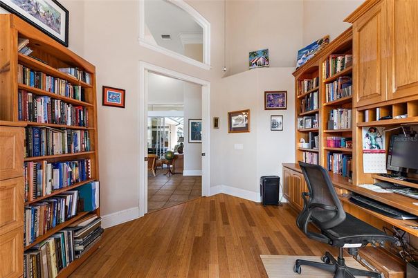 Home Office, Interior, Wood Texture Flooring