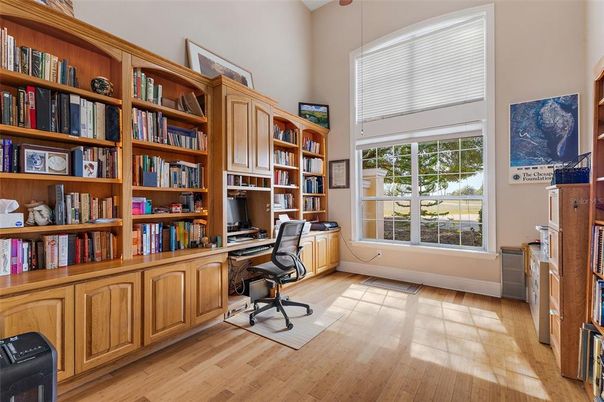 Home Office, Interior, Wood Texture Flooring