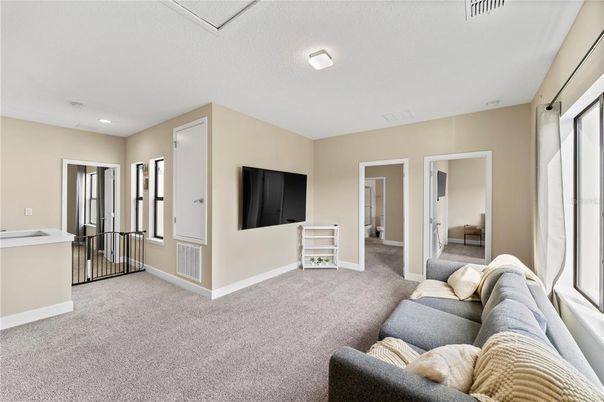 Interior, Living room, Recessed Lighting