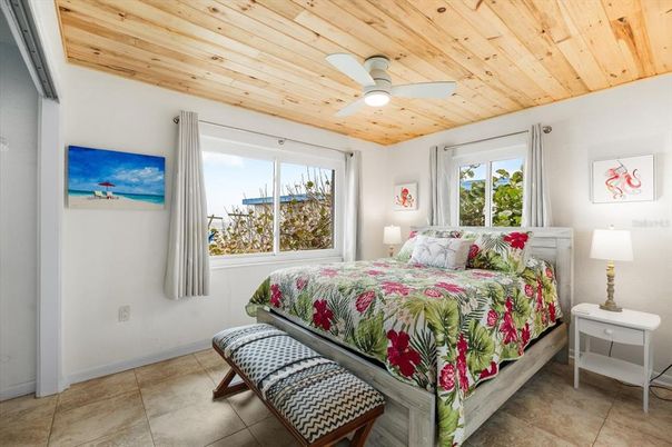 Bedroom, Interior, Wooden Ceilings
