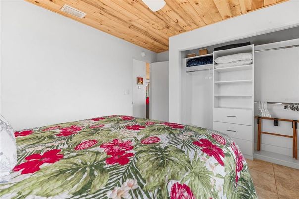 Bedroom, Interior, Wooden Ceilings
