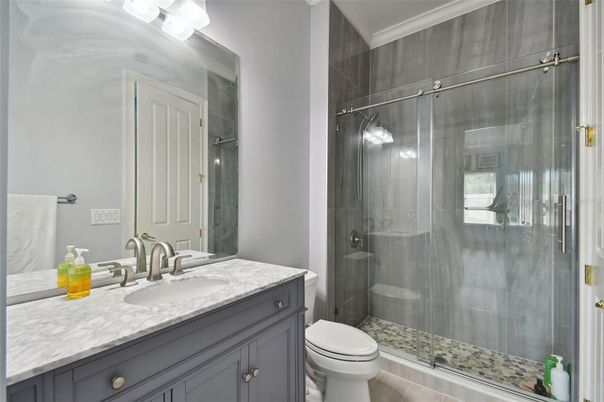 Bathroom, Glass Shower, Interior