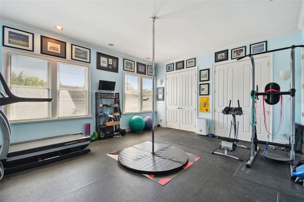 Fitness Equipment, Interior, Recessed Lighting