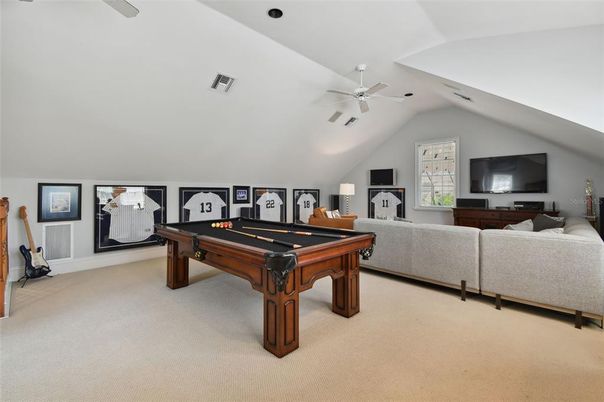 Billiard Table, Game Room, Interior, Living room