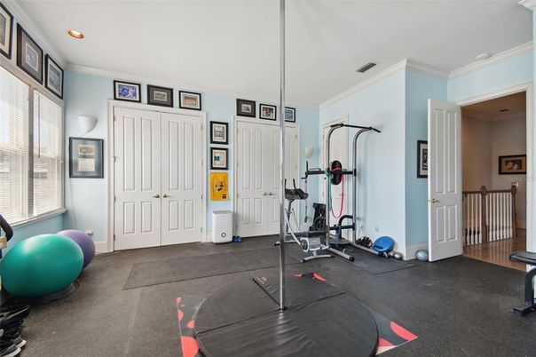 Fitness Equipment, Interior, Recessed Lighting