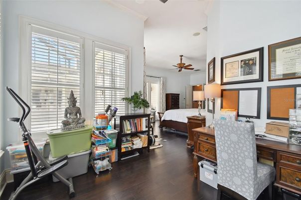 Bedroom, Home Office, Interior, Wood Texture Flooring
