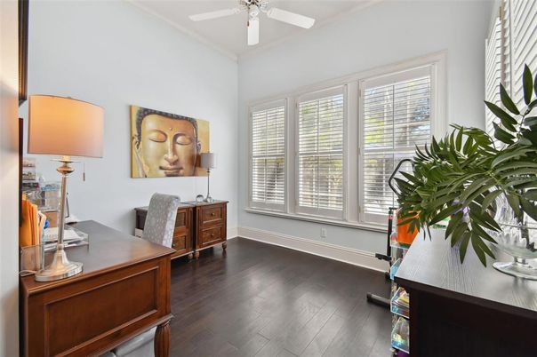 Home Office, Interior, Wood Texture Flooring