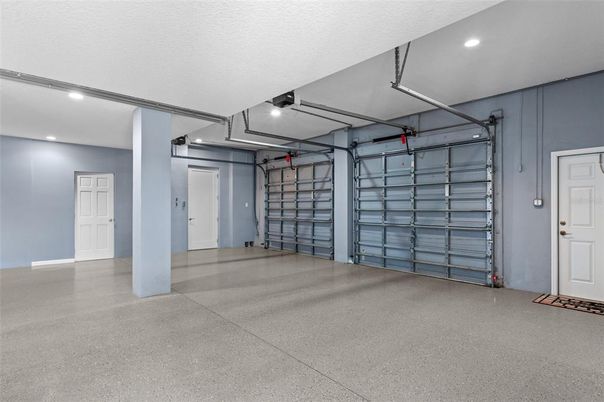 Garage, Interior, Recessed Lighting