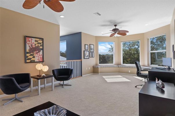 Home Office, Interior, Recessed Lighting