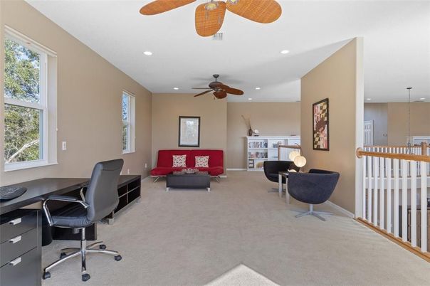 Home Office, Interior, Recessed Lighting