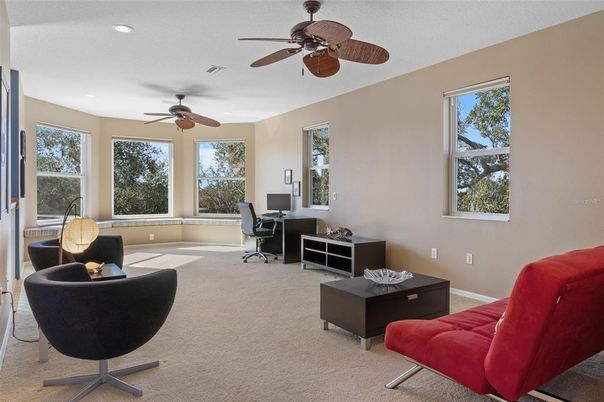 Home Office, Interior, Recessed Lighting