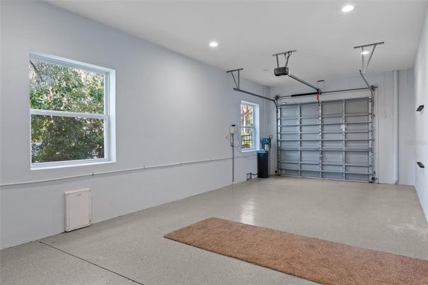 Garage, Interior, Recessed Lighting
