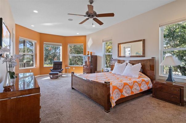 Bedroom, Interior, Recessed Lighting