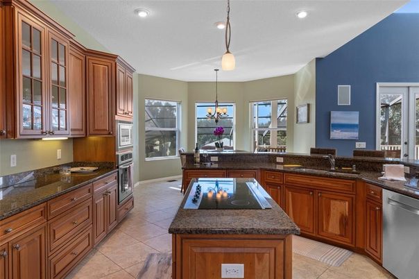 Dining room, Interior, Kitchen, Pendant Lights, Recessed Lighting