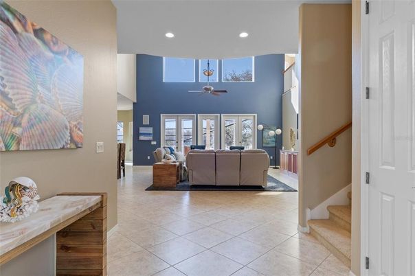 Interior, Living room, Recessed Lighting