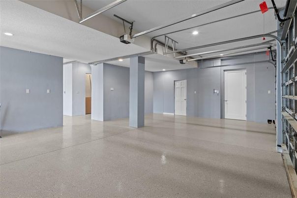 Garage, Interior, Recessed Lighting