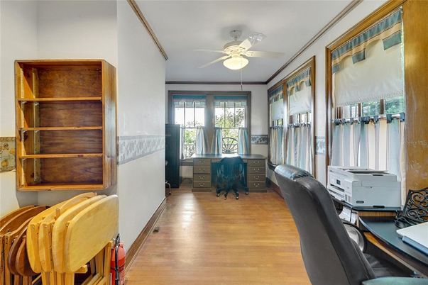 Home Office, Interior, Wood Texture Flooring