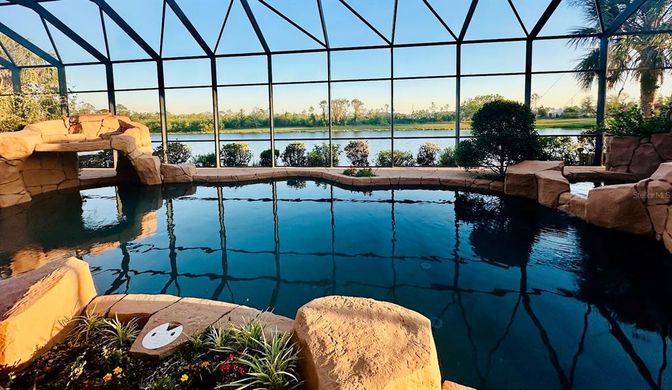 Glass Ceilings, Interior, Pool, Sun Room, Water