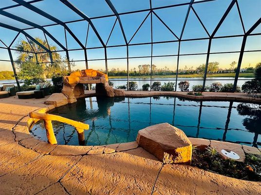 Glass Ceilings, Interior, Pool, Sun Room, Water