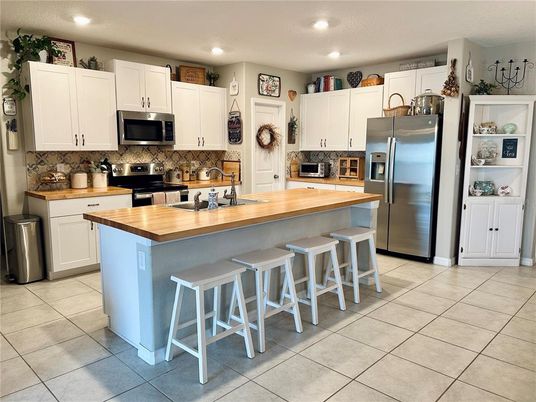 Interior, Kitchen, Recessed Lighting, Stainless Steel Appliances