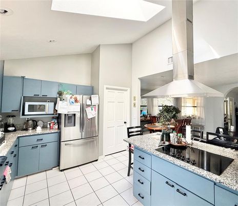 Dining room, Interior, Kitchen, Recessed Lighting, Stainless Steel Appliances