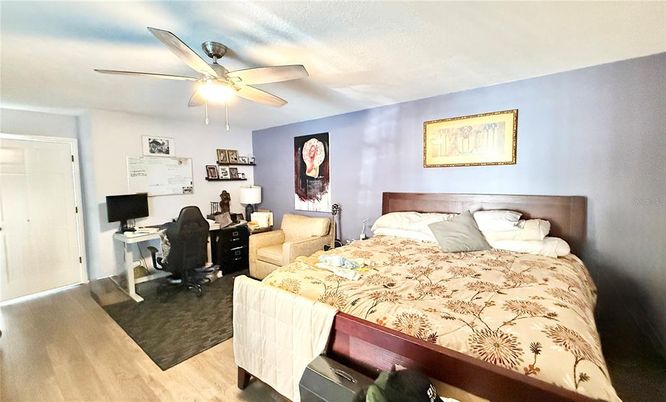 Bedroom, Home Office, Interior, Wood Texture Flooring