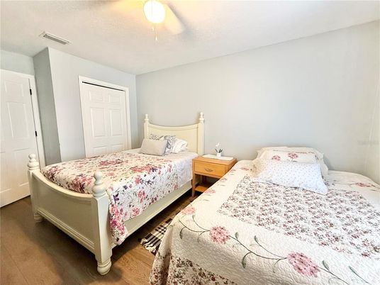 Bedroom, Interior, Wood Texture Flooring