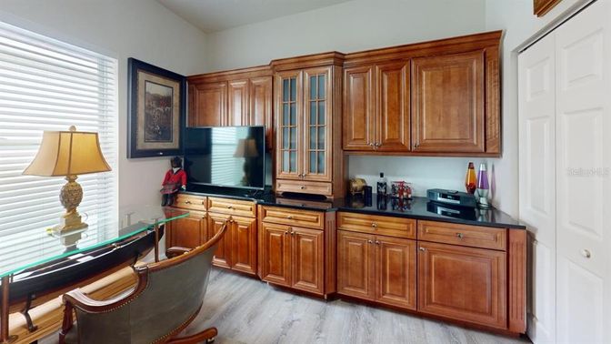 Home Office, Interior, Wood Texture Flooring