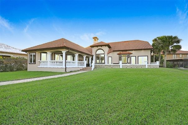 Backyard, Exterior, Facade, Mediterranean